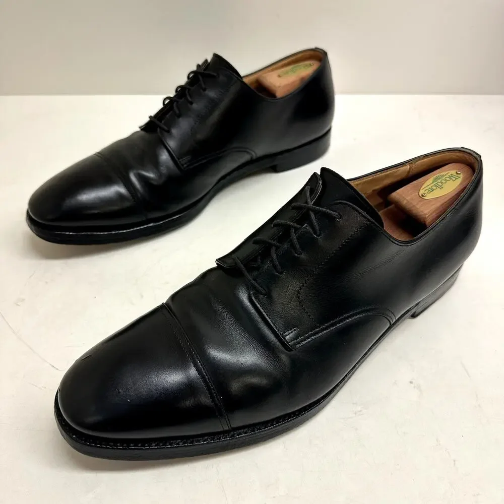 VGUC Crockett & Jones x Brooks Brothers Black Cap Toe Derby Last 324 US 13